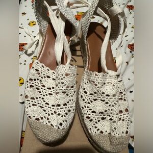 Dalson  Made in Spain Crochet Espadrilles Size 75
